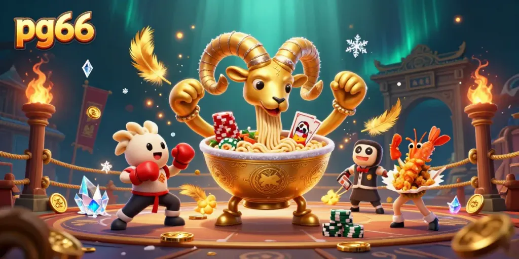 Engage with pg66's thrilling online casino experience featuring vibrant characters and dynamic gaming elements.