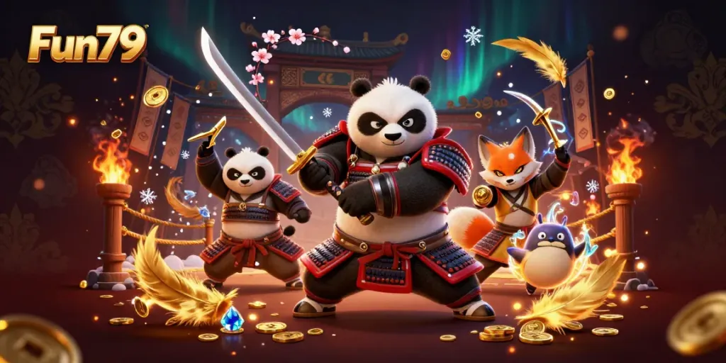 Experience thrilling gameplay at Fun79 with dynamic 3D characters in an online casino setting.
