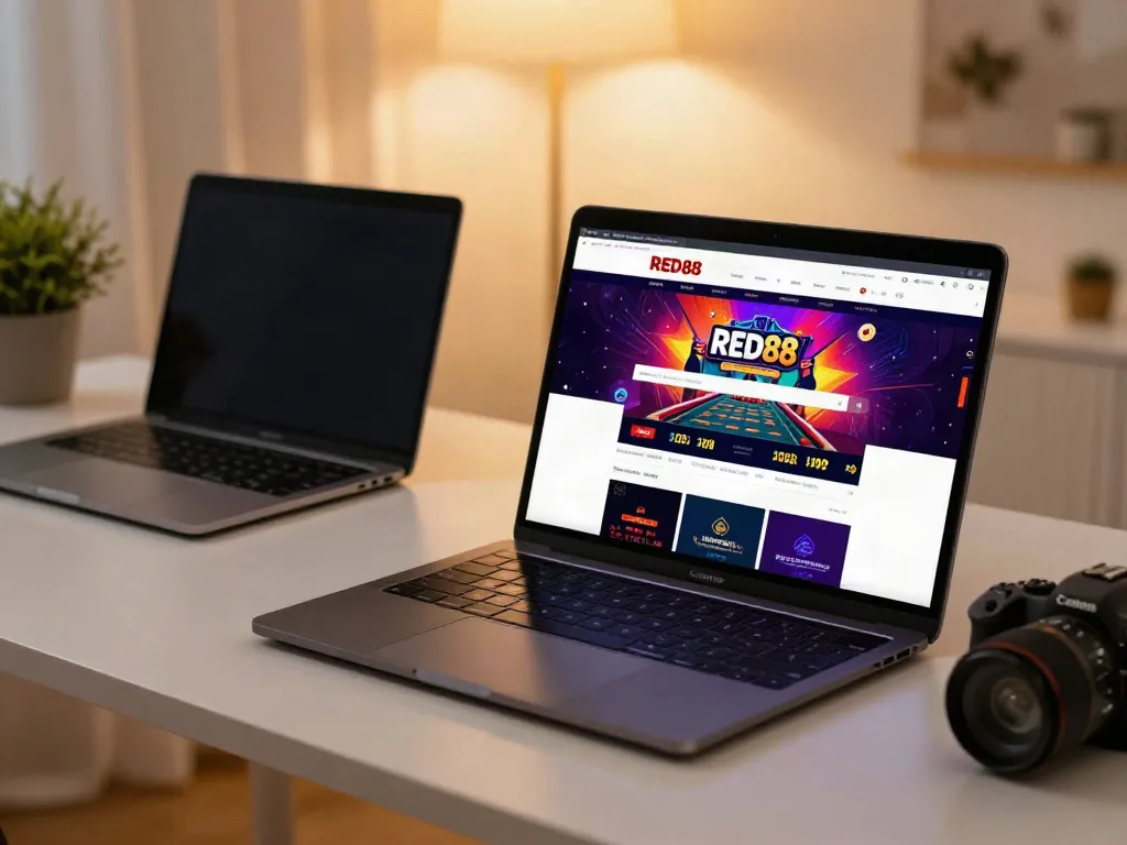 Engaging RED88 online betting experience on a smartphone with a live casino game.
