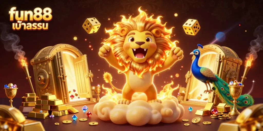 Experience fun88 เข้าระบบ in an enchanting 3D casino world filled with vibrant characters and treasures.