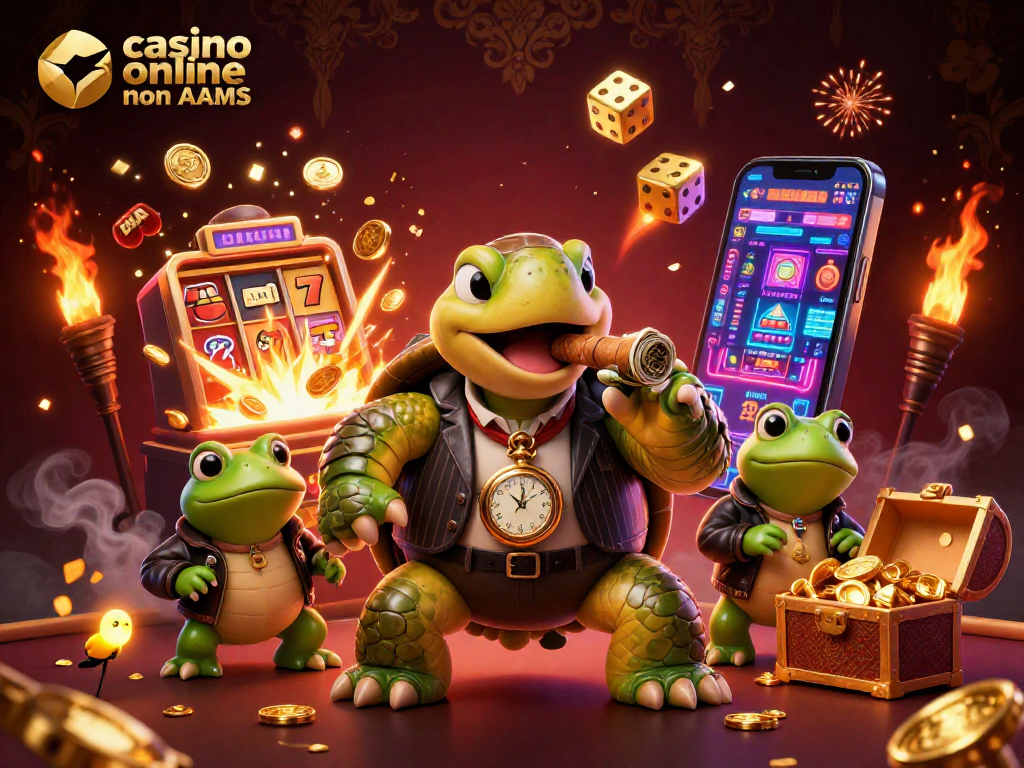 Scopri il divertimento del casino online non AAMS con questo vivace e dettagliato design di gioco.