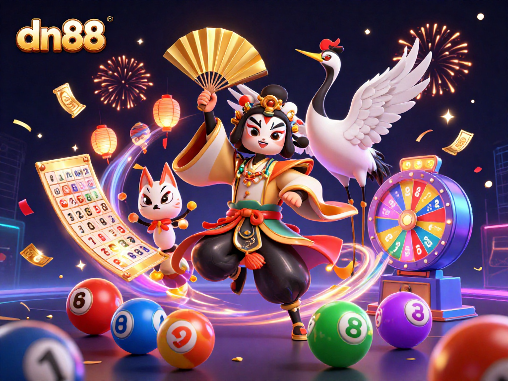 Experience thrilling gameplay at dn88 with vibrant lottery elements and 3D character action.