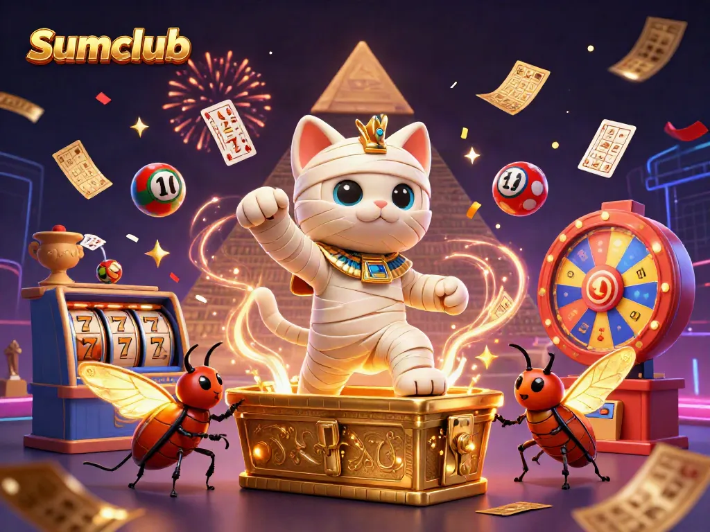 Experience thrilling moments with the Sumclub brand at our vibrant pyramid casino featuring exciting games and energy.